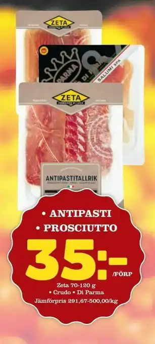Antipasti • prosciutto