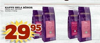 Nelins Kaffe hela bönor erbjuda