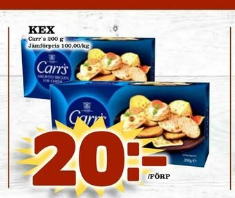 Nelins Kex erbjuda