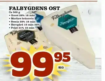 Nelins Falbygdens ost erbjuda