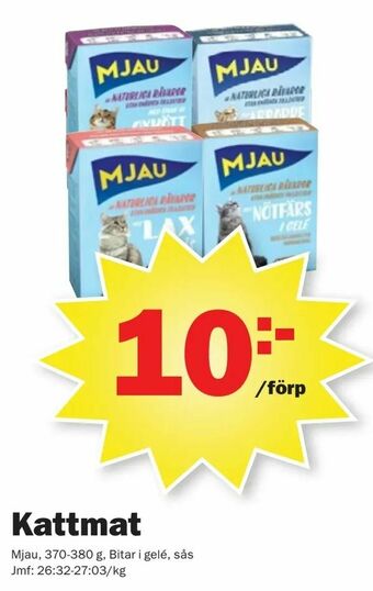 Pekås Kattmat erbjuda