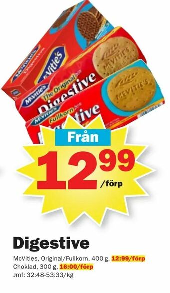 Pekås Digestive erbjuda