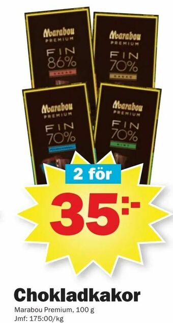 Pekås Chokladkakor erbjuda