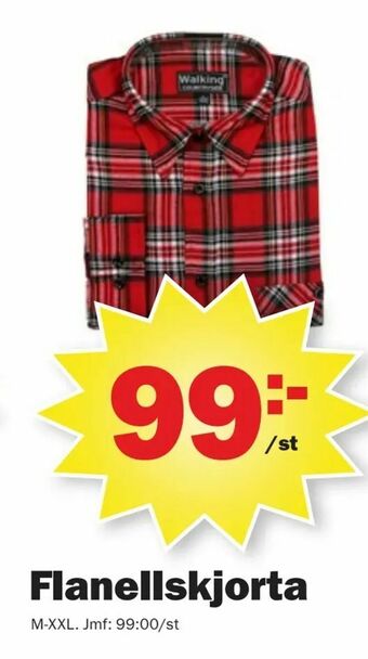 Pekås Flanellskjorta erbjuda