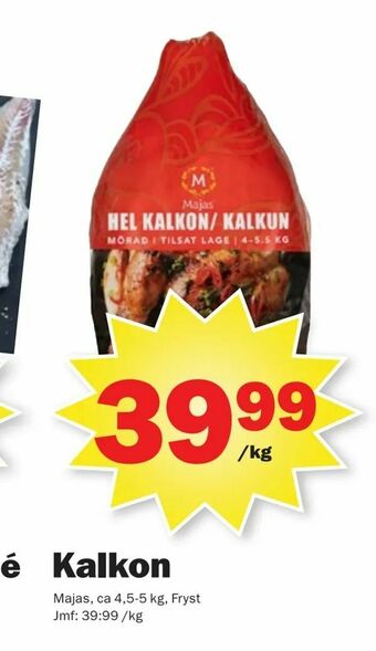 Pekås Kalkon erbjuda