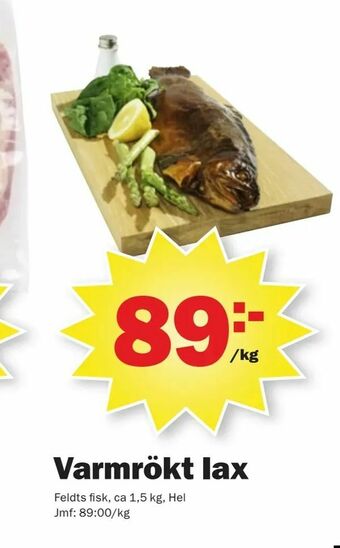 Varmrökt lax