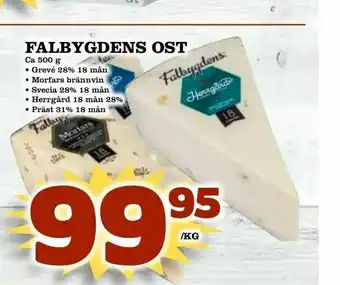 Prisma Mat Falbygdens ost erbjuda