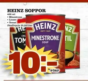 Prisma Mat Heinz soppor erbjuda