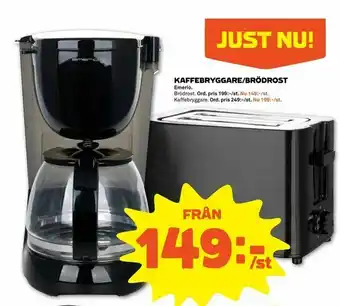 Stora Coop Kaffebryggare/brödrost erbjuda
