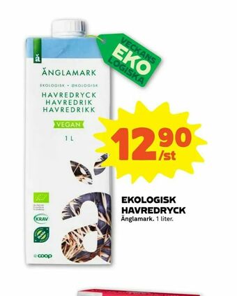 Stora Coop Ekologisk havredryck erbjuda