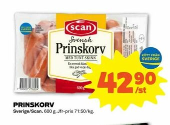 Stora Coop Prinskorv erbjuda