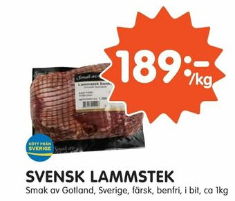 Svensk lammstek