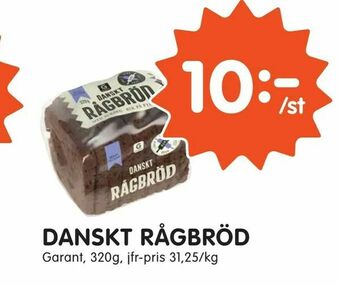 Tempo Danskt rågbröd erbjuda