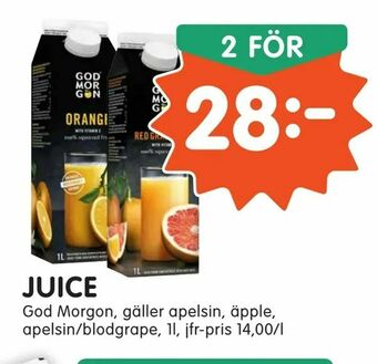 Tempo Juice erbjuda