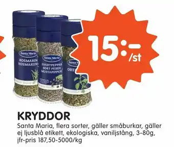 Kryddor