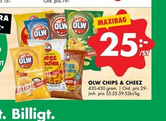 ÖoB Olw chips & cheez erbjuda