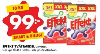 ÖoB Effekt tvättmedel erbjuda
