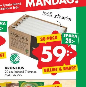 ÖoB Kronljus erbjuda