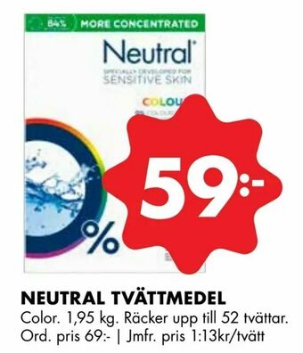 ÖoB Neutral tvättmedel erbjuda