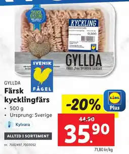 Lidl Färsk kycklingfärs erbjuda