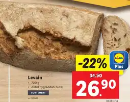 Lidl Levain erbjuda