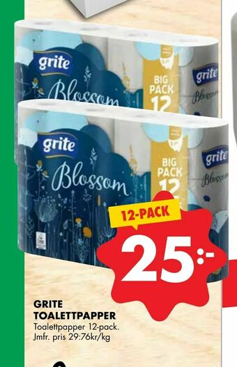 ÖoB Grite toalettpapper erbjuda