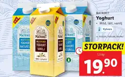 Lidl Yoghurt erbjuda