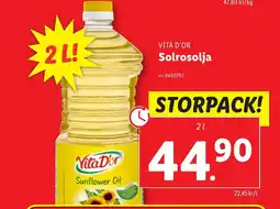 Lidl Solrosolja erbjuda