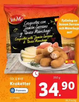 Lidl SOL & MAR Kroketter erbjuda