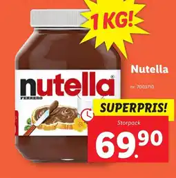 Lidl Nutella erbjuda