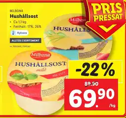 Lidl Hushållsost erbjuda