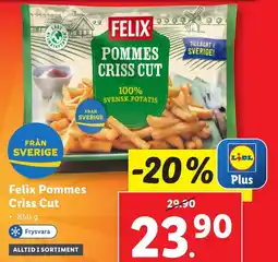 Lidl Felix Pommes Criss Cut erbjuda