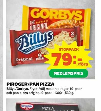 Coop Piroger/pan pizza erbjuda