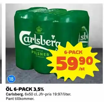 Coop Öl 6-pack 3,5% erbjuda
