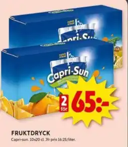 ICA Kvantum FRUKTDRYCK erbjuda