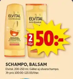 ICA Kvantum SCHAMPO, BALSAM erbjuda