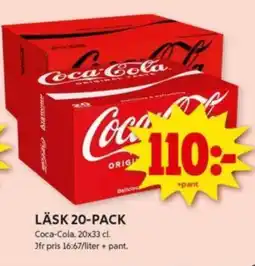 ICA Kvantum LÄSK 20-PACK erbjuda