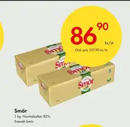 Snabbgross Smör erbjuda