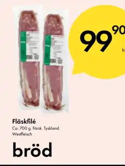 Snabbgross Fläskfilé erbjuda