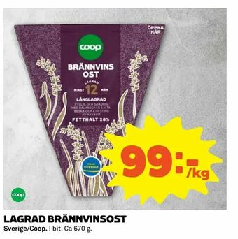 Lagrad brännvinsost