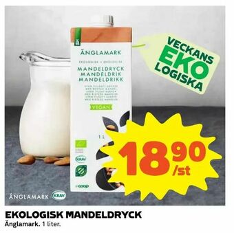 Coop Extra Ekologisk mandeldryck erbjuda
