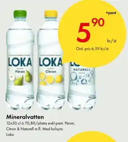 Snabbgross Mineralvatten erbjuda