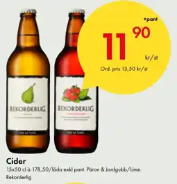 Snabbgross Cider erbjuda