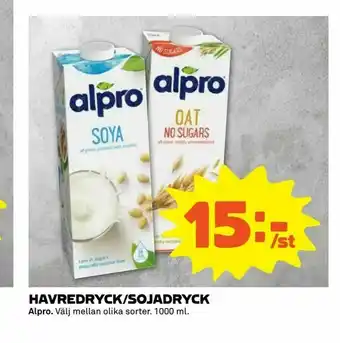 Coop Extra Havredryck/sojadryck erbjuda