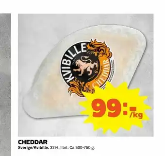 Coop Extra Cheddar erbjuda