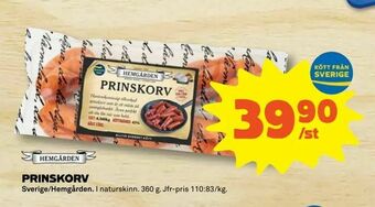Prinskorv