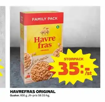 Havrefras original