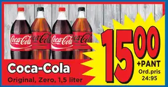 Supergrossen Coca-Cola erbjuda