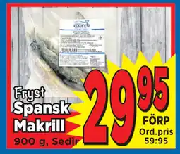 Supergrossen Spansk Makrill erbjuda