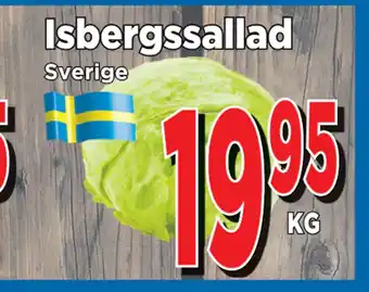 Supergrossen Isbergssallad erbjuda